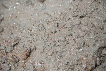 Mixture of sand and concrete as a background