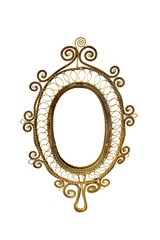 Gold frame for paintings, mirrors or photos