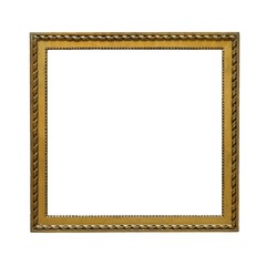 Fototapeta premium Gold frame for paintings, mirrors or photos