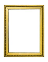 Fototapeta premium Gold frame for paintings, mirrors or photos