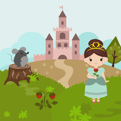 Cartoon fairy tale