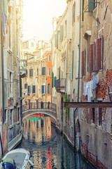 Fototapeta na wymiar scene in Venice, Italy.