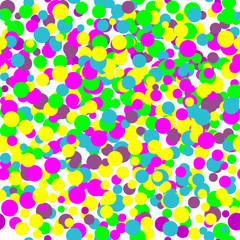 Fototapeta na wymiar Abstract Confetti Pattern. Colorful Background