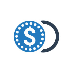 Dollar Coin Icon