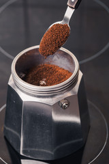 Geyser coffee maker