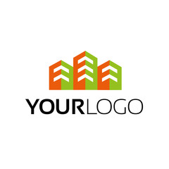 Logotype building roof complex house corporate identity design