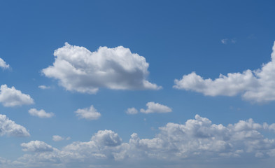 Naklejka na ściany i meble cloudscape with blue sky for backgrounds