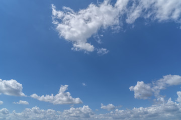 cloudscape with blue sky for backgrounds