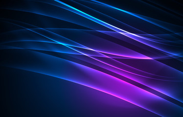 Vector polar lights concept background
