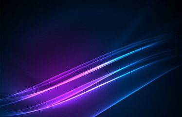Vector polar lights concept background