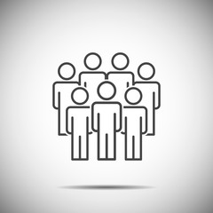 People Icons work group Team Vector