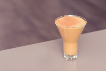 selective focus on a cup of coffee