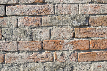 old bricks wall used as background texture