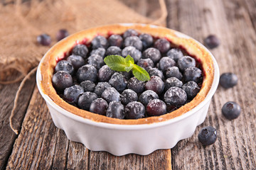 blueberry tart
