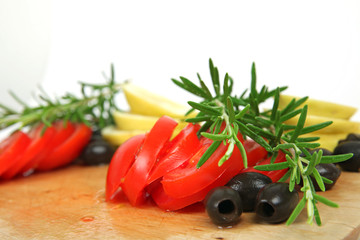 Zutaten für Fischgericht