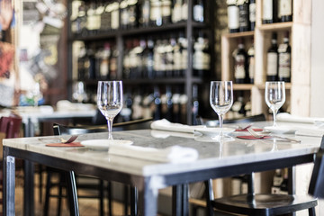 Tavolo al ristorante