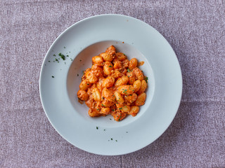 gnocchi with meat sauce