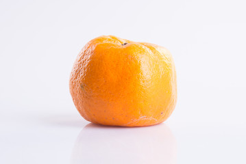 mandarin orange or clementine on the background.