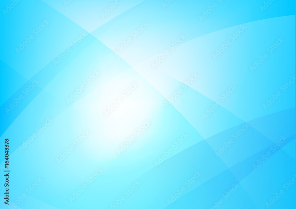 Poster abstract blue background with simply curve lighting element vector eps10