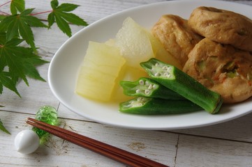 冬瓜とがんもどきの煮物・家庭料理