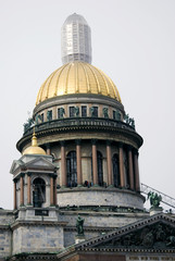 Obraz premium Architecture of Saint-Petersburg, Russia. Saint Isaak's cathedral