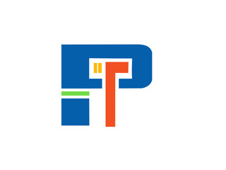 PT Initial Logo for your startup venture