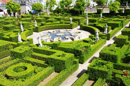 view of Castelo Branco garden , Portugal