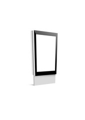 Blank big billboard. Mockup for your advertisement and design