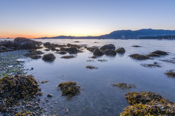 Sunset at Kitsilano Beach, Vancouver Canada
