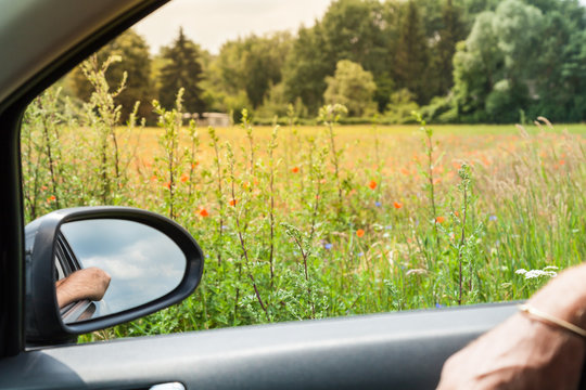Landpartie mit Auto