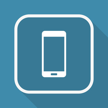 App Button mit Schatten - Smartphone