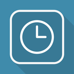 App Button mit Schatten - Zeit