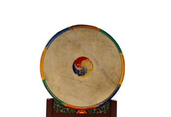 Naklejka premium Korean traditional drum