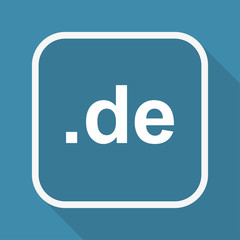 App Button mit Schatten - .de Domain