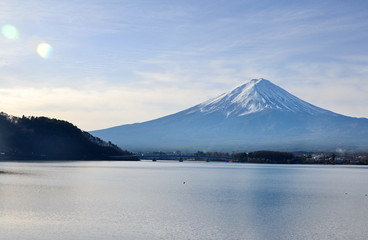 Fuji Mountain, The biggest symmetrical mountain and ‎Lake Kawaguchiko