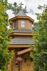 Ukrainian traditional wooden church