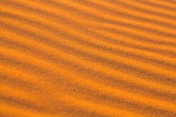 Sand dunes close up abstract background