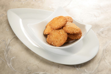 Wheat Flour Sweet Mathri or Atta ki Meethi Mathri