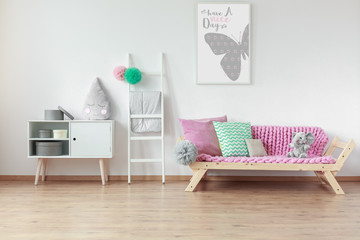 Wooden furniture in kid room © Photographee.eu