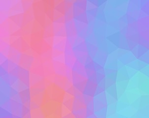 Obraz premium Pastel colored abstract geometric background with triangular polygons