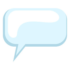 Vector Single Color Flat Icon - Bubble.