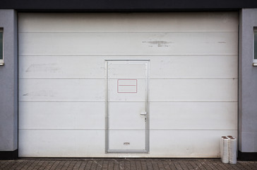 Obraz na płótnie Canvas Big Garage Metal Door