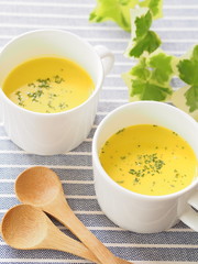 かぼちゃの冷製スープ