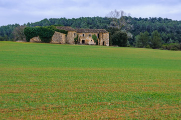 Abandoned country house in Catalonia, Spain