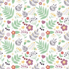 Seamless floral background