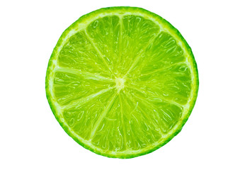 Lime in the cut close up
