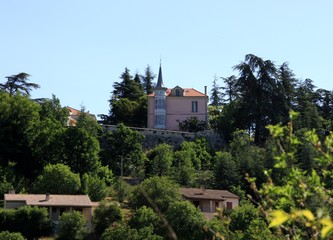 Le village perché de Sault en Provence dans le Vaucluse