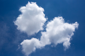 Abstract clouds in blue sky for blackground