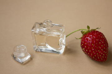 strawberries and women's perfume