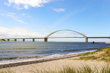 Fehmarnsundbrücke zur Ostsee Insel Fehmarn, Deutschland